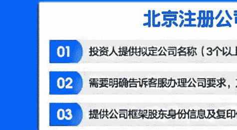 北京工商代辦公司步驟
