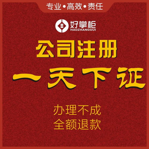 惠州注冊公司代辦營業執照工商登記個體戶代理記賬服務