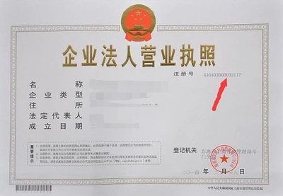 企業注冊號是什么